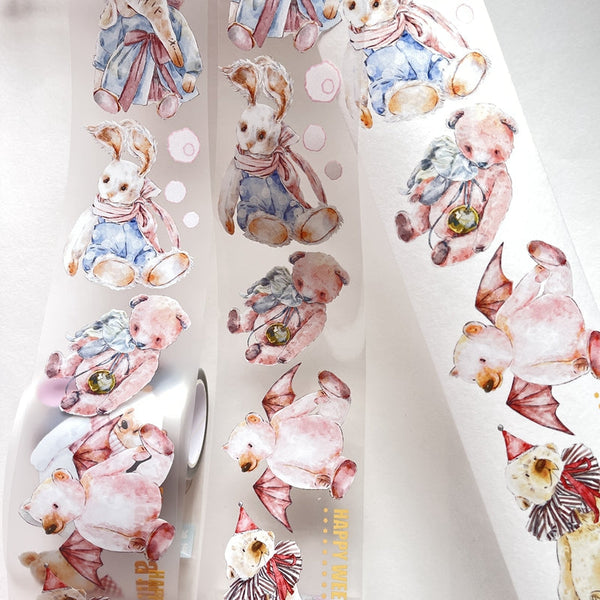 Whole Roll 6cm*5m Cute doll Washi/PET Tape