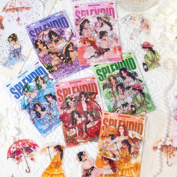 10PCS Missing the Rainy Season Series sticker