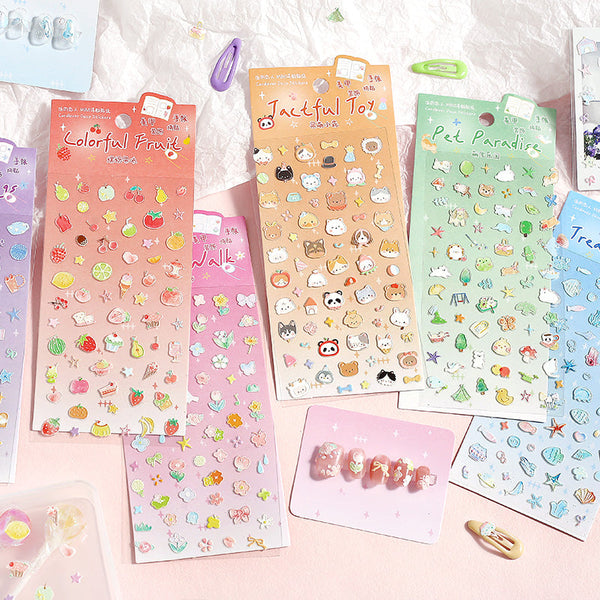 1PCS Natural Cute Friends Series sticker