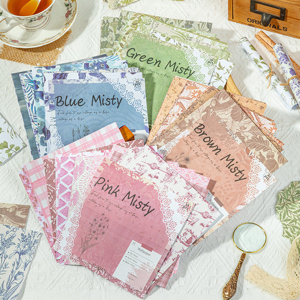 30PCS Garden Diary Series material paper