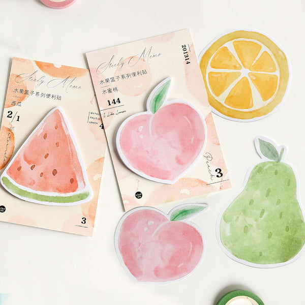 30PCS Fruit basket Series note paper