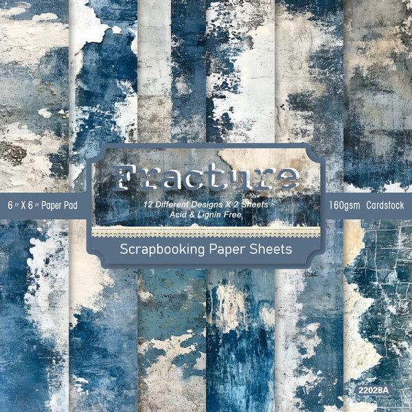 24PCS Fracture background paper