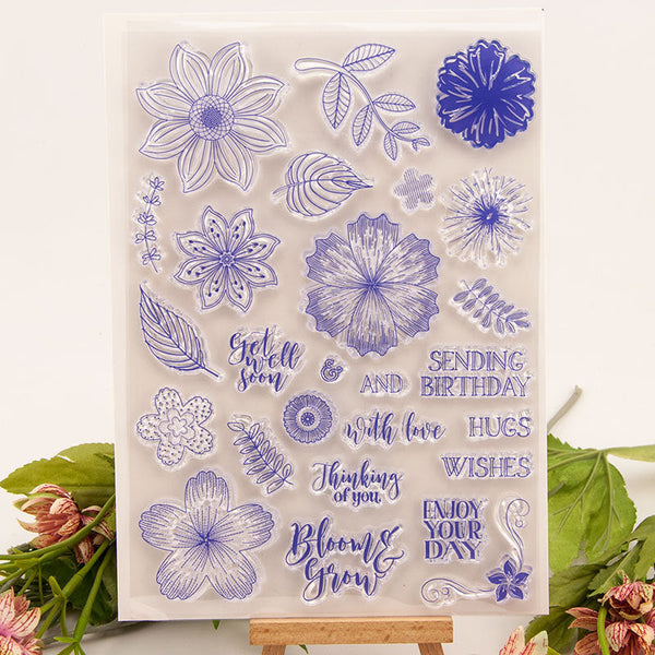 Clear silicone stamp