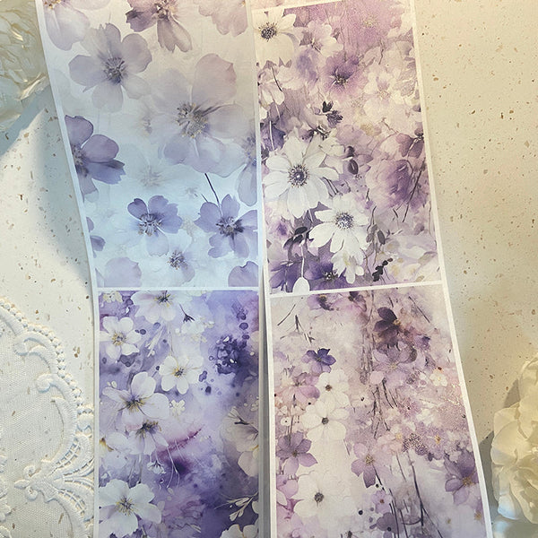 Whole Roll 9cm*6m Smoky mist purple Washi Tape