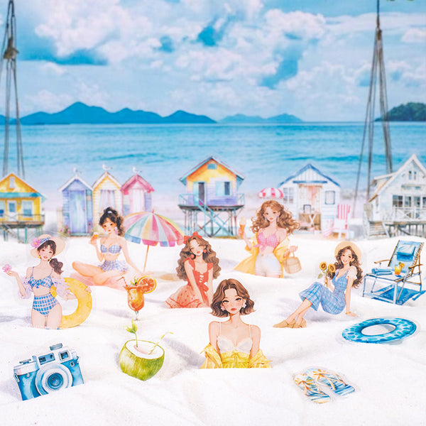 20PCS Seaside Diary Series sticker