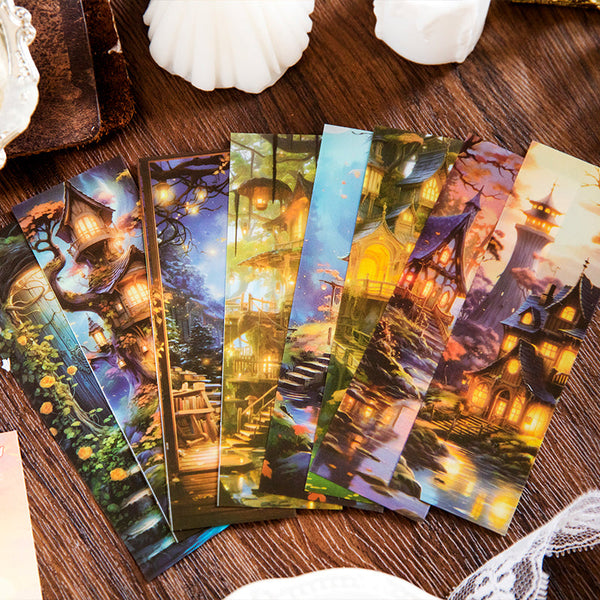 8PCS Lost dream series material paper