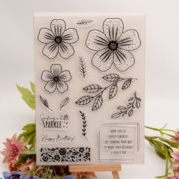 Clear silicone stamp