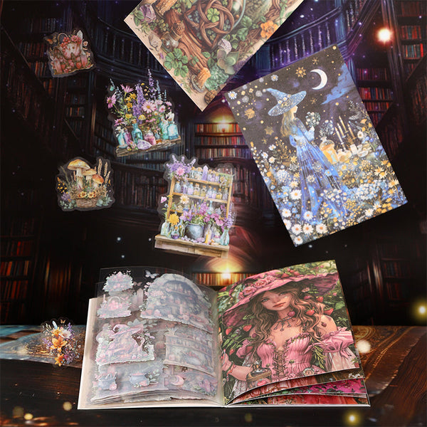 20PCS Magic Potion Cabinet Series sticker book