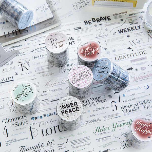 Romantic Overture Series Die Cutting PET Tape
