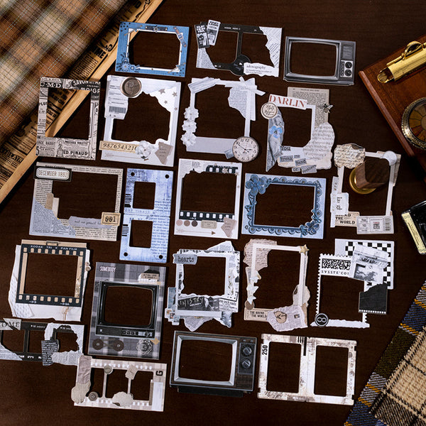 50PCS Time ferments in the photo frame series sticker