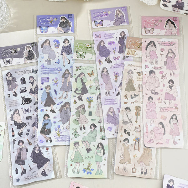 2PCS Not yet Lovers series sticker