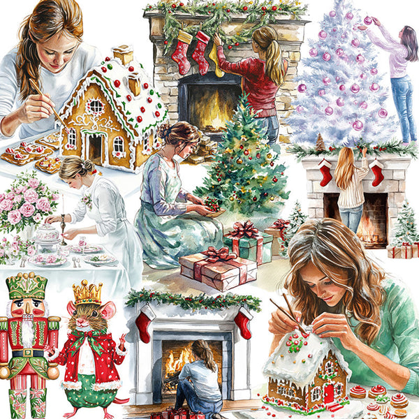 20PCS Christmas outfit sticker