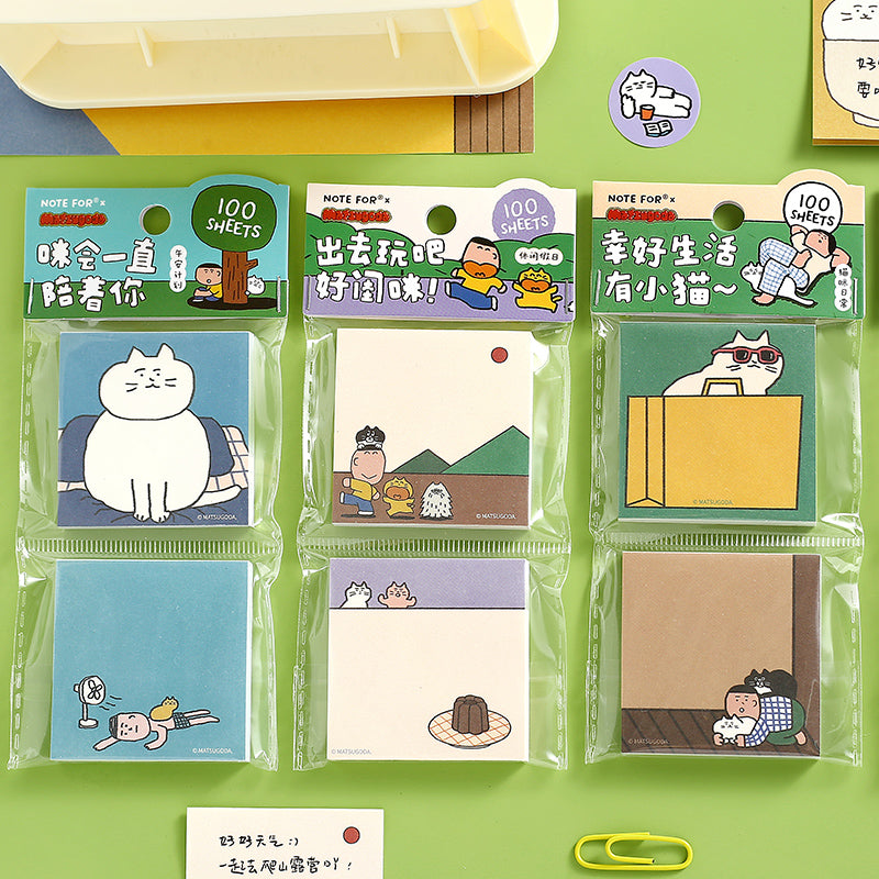 50PCS Fun illustrated sticky Series note paper – Journaldream