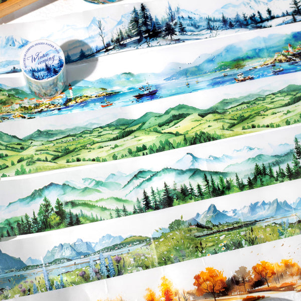 Der Winter kommt Serie Stanzen Washi Tape 