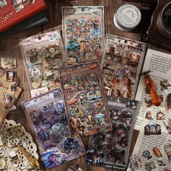 6PCS The Floating World Series sticker