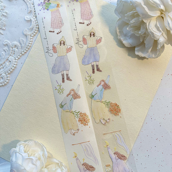 5cm*120cm A little romance Washi/PET Tape