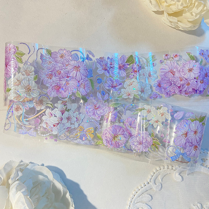 Kuling Sakura Shell Whole Roll 6cm*10m Bell of Sakura Shell Light PET Tape – Journaldream