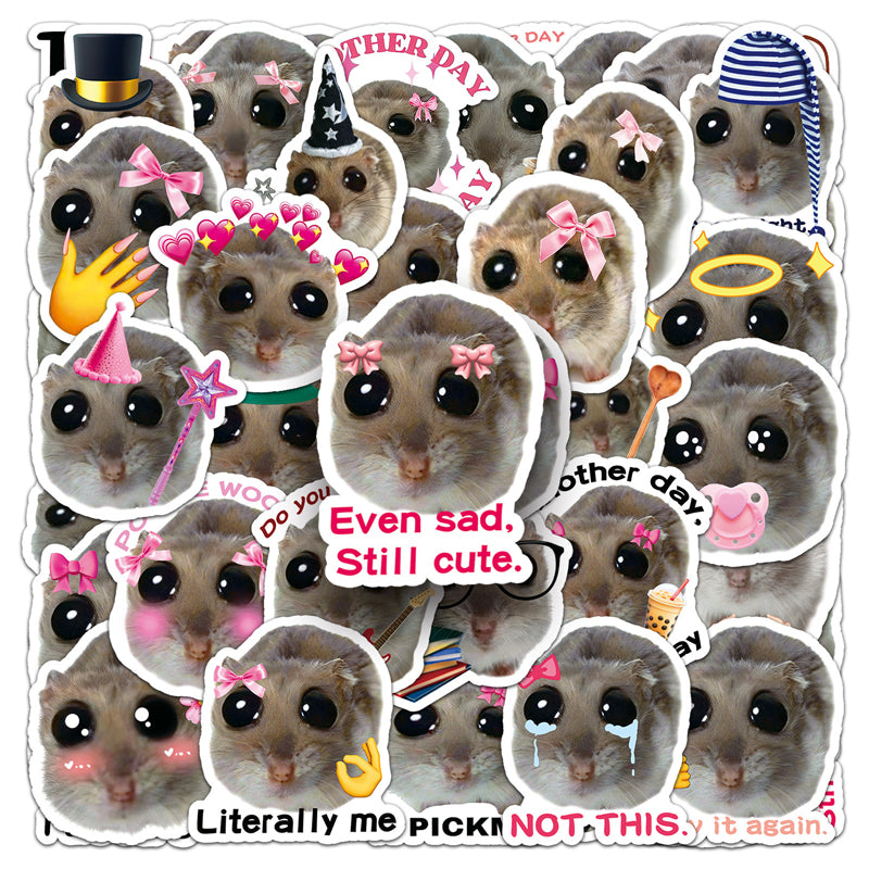 Sad Hamster Sticker – Journaldream