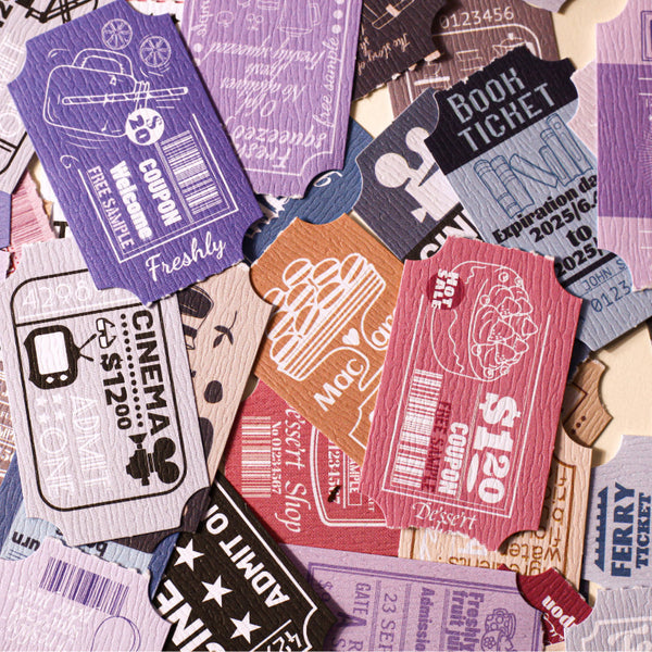 15PCS Ticket series sticker