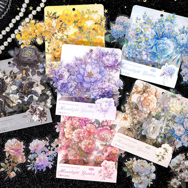 10PCS Moonlight Garden Series sticker