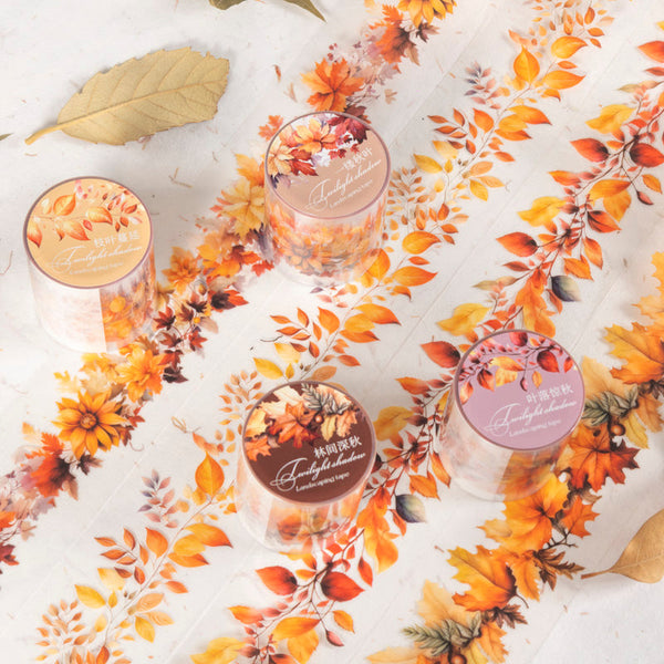 Dusk autumn leaves series PET Tape