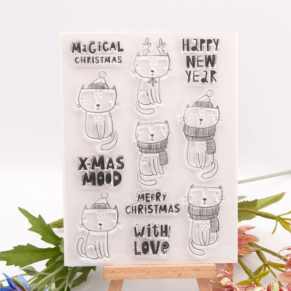 Clear silicone stamp