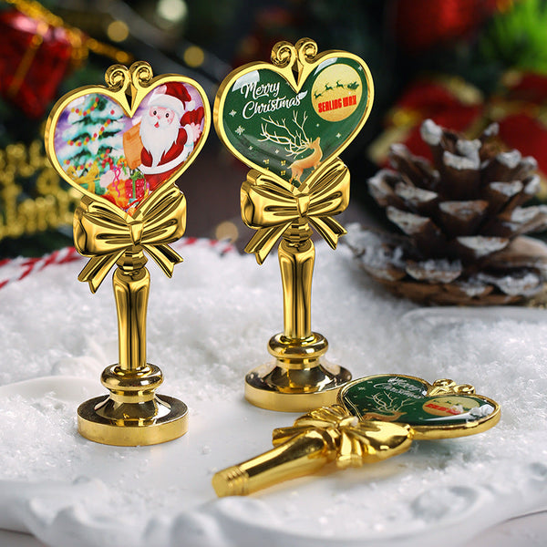 Wax Seal Stamp Christmas Metal handle