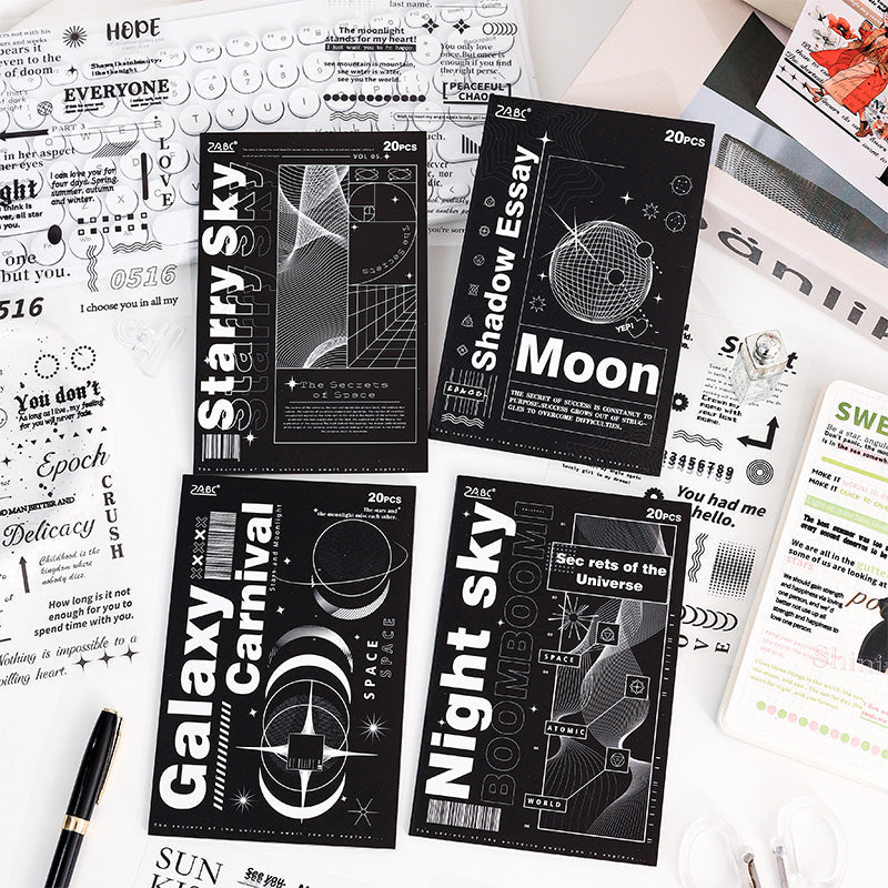 20PCS Star Notes Series sticker book – Journaldream