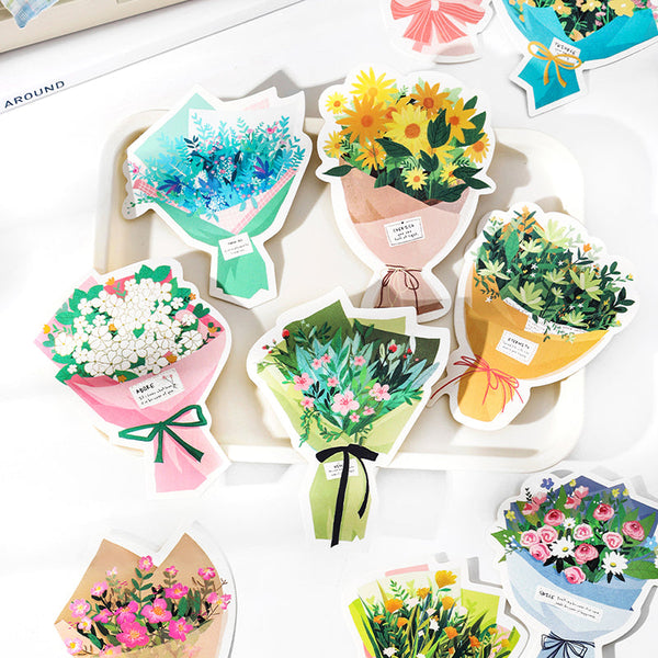 15PCS Blumen zu sie serie postkarte 