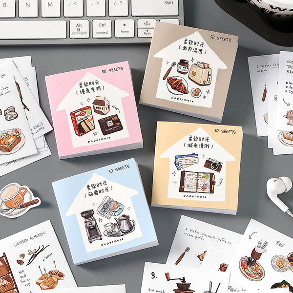 50PCS Soft Time Series sticker book