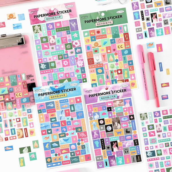 1PCS Color Paradise Series sticker